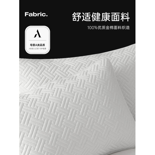 希爾頓五星級酒店枕套全棉純棉枕芯保護隔離層男防頭油隔髒枕頭套