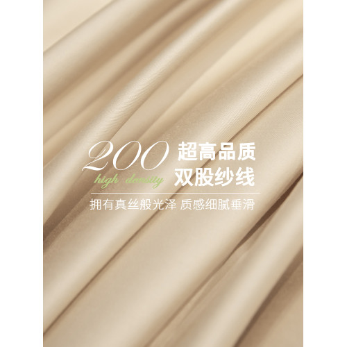 輕奢貢緞200新疆長絨棉全棉枕套枕頭一對裝百分百純棉48x74cm