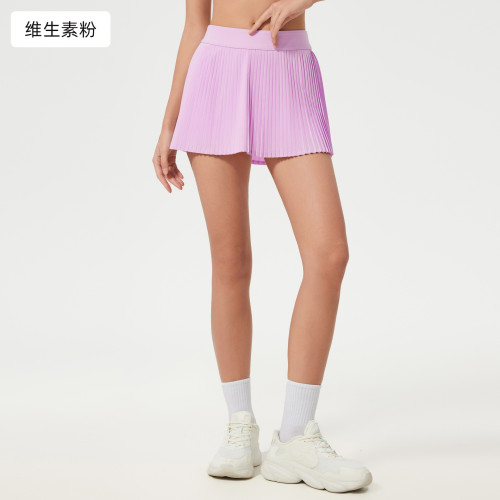 2025新款網球服女短裙防走光瑜伽舞蹈裙夏運動褲裙百褶裙高爾夫球