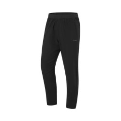 李甯運動褲女秋季跑步系列舒適透氣簡約常規運動長褲AYKU760--B品