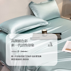 無印良品蘭精天絲夏季枕套一對裝家用48×74cm冰絲單人內膽枕頭套