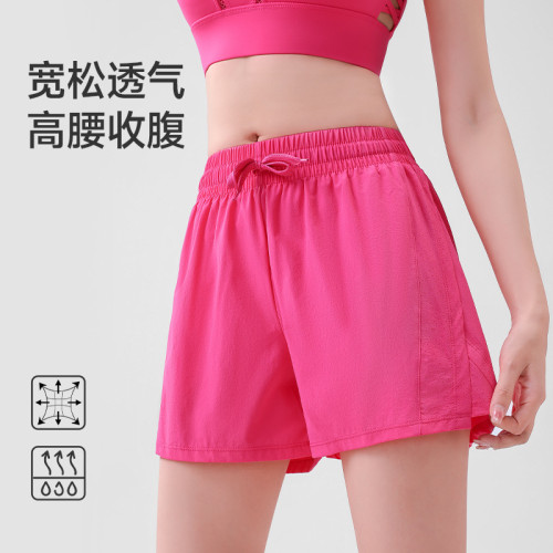 迪Decath卡農運動褲防走光訓練跑步短褲女健身瑜珈寬鬆透氣網眼