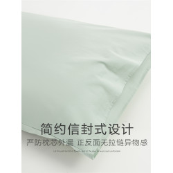 2025新款純棉枕套100全棉枕頭套60s長絨棉A類純色可機洗水洗