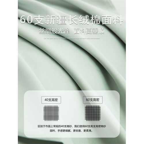 2025新款純棉枕套100全棉枕頭套60s長絨棉A類純色可機洗水洗