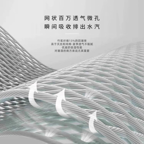 A類100%天然竹漿纖維被套單件夏季涼感被罩150x180x200x230cm