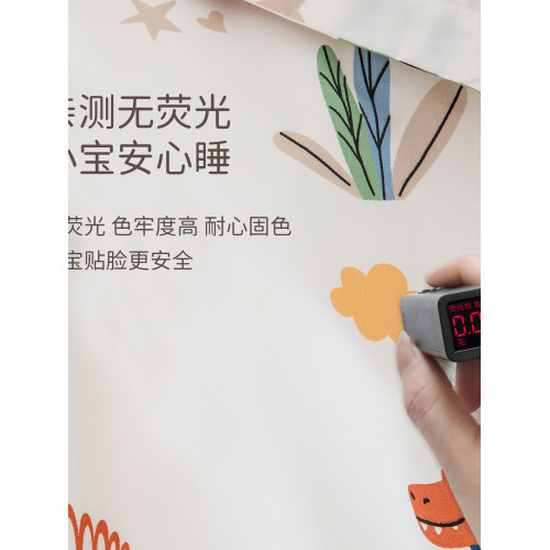 A類兒童枕套純棉貢緞枕套卡通全棉雙層紗幼兒園小學生午睡枕頭套