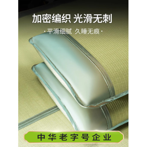 黃古林草蓆枕套一對裝學生枕蓆單人夏天然涼蓆枕頭套子乳膠枕芯套
