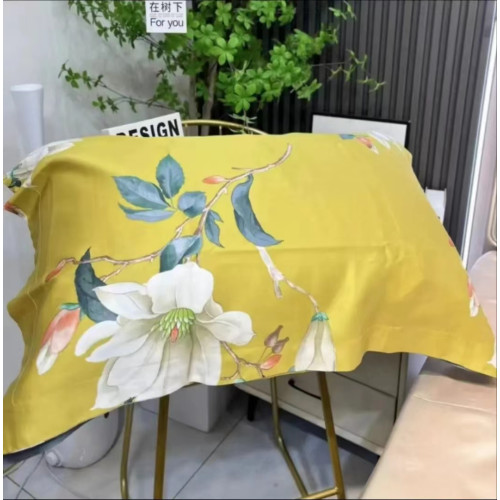 蘭精天絲寬邊精品印花枕套一對