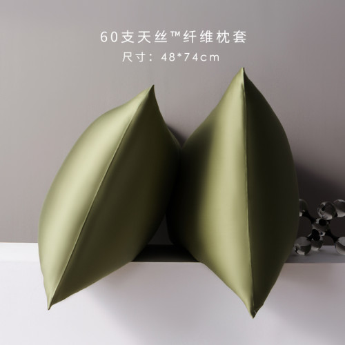 60支進口天絲枕套夏季冰絲枕頭套 簡約純色枕芯套48cmX74cm單衹價