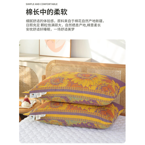 雙層紗紐釦純棉紗布枕套一對裝新款成人枕頭套全棉家用枕芯內膽套