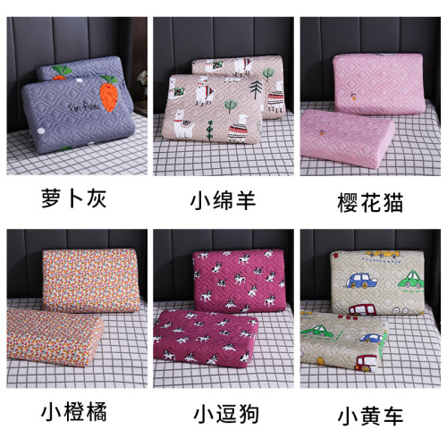 出口乳膠枕套防水防蟎蟲橡膠枕套40X60記憶枕一對30X50兒童枕