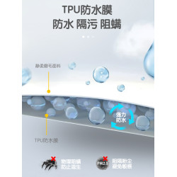 防水被套隔尿防貓尿防蟎被罩兒童寵物臥床老人防滲被芯被子保護套