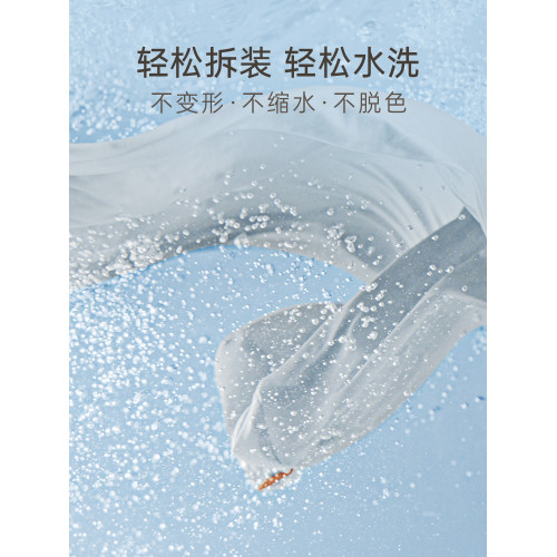 POKALEN枕套純棉全棉乳膠枕專用四季通用輕奢枕頭套單個40cmx60cm