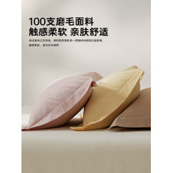 五星級酒店100支磨毛枕套單個48cmx74cm枕頭套全棉純棉內膽套子
