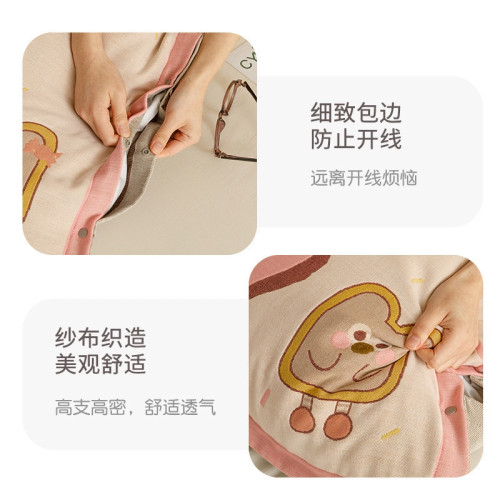 枕套一對成人家用純棉紗布枕巾加厚單個枕芯雙人內膽乳膠枕頭專用