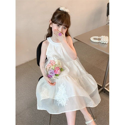 英國Next Svip女童夏季公主裙2025新款裙子女孩超好看吊帶裙夏裝