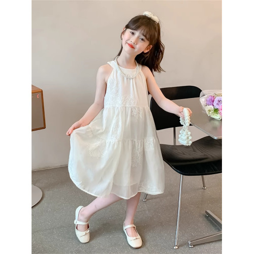 英國Next Svip女童夏季公主裙2025新款裙子女孩超好看吊帶裙夏裝
