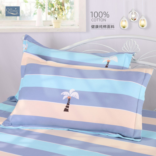 枕套50x80純棉布料成人枕頭套信封款親膚枕芯套罩新款48cmx74cm
