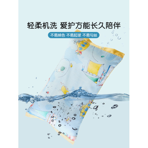 米蘇卡通60s蘭精天絲枕套兒童枕頭套冰絲枕巾學生枕芯套夏季40x60