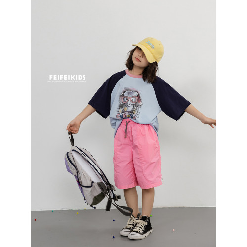 女童短褲2025夏季新款兒童休閒褲子多色時髦韓版中褲寬松百搭夏裝