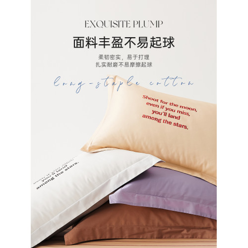 五星級酒店60S長絨棉枕頭套全棉純棉數碼印花枕套一對裝2025新款