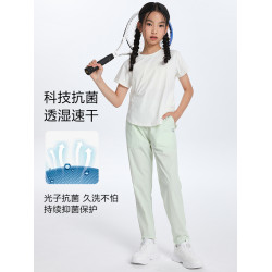 【輕量速乾褲】萌格格女童涼感速乾褲輕薄透氣戶外露營徒步休閒褲