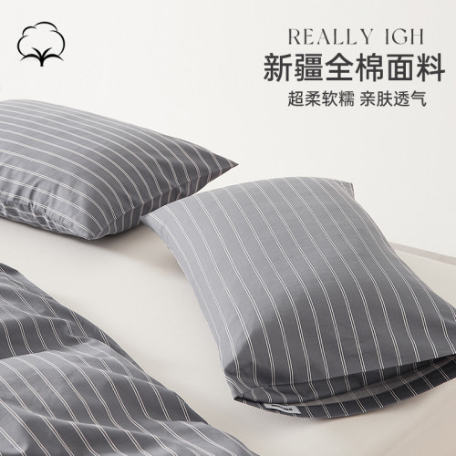 五星級酒店專用100純棉枕套一對裝全棉枕頭套單個枕芯套48cmx74cm