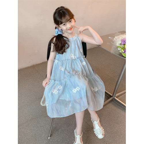 英國Next Svip女童夏季裙子2025新款小女孩公主裙兒童夏裝連衣裙