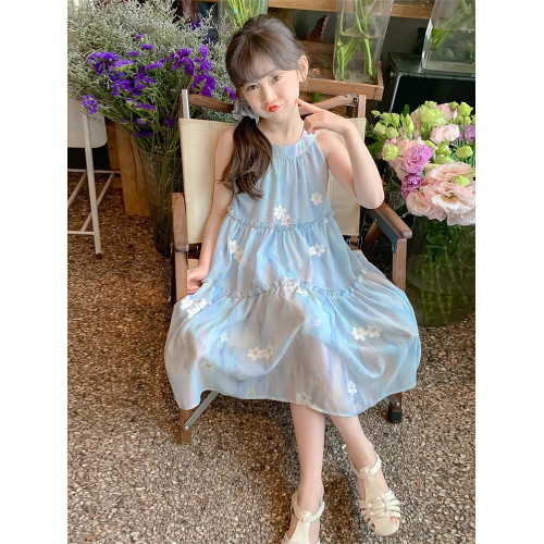 英國Next Svip女童夏季裙子2025新款小女孩公主裙兒童夏裝連衣裙