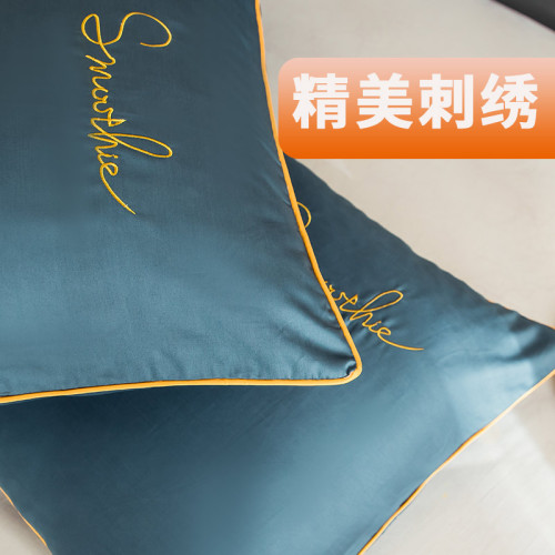 60s純棉枕頭套一對裝冬季成人單個枕頭帶枕套全棉雙人枕芯內膽套