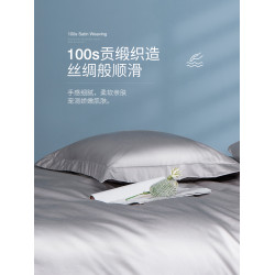 高級感100枕套純棉枕頭套加寬邊純色簡約枕罩單個家用乳膠枕套