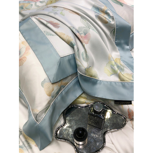 100支LF蘭精天絲枕套一對夏季絲滑印花冰絲涼感枕頭套48×74cm