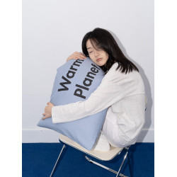 VM香草山 好睡眠  枕套原創設計全棉單品柔軟床品純色文字簡約