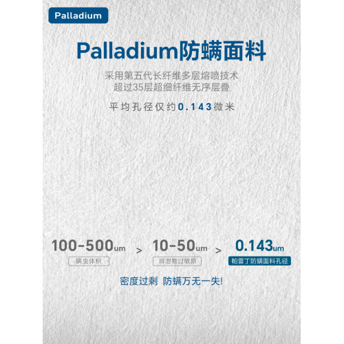 帕雷丁防蟎枕套防蟎蟲床上用品枕套，成人兒童防蟎蟲過敏枕套一衹