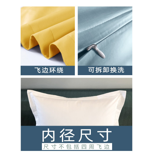 大號純棉枕頭套50x80單個60x80加大尺寸60x90枕套靠枕65x85抱枕套
