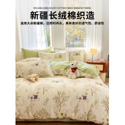 純棉被套單件100全棉被罩兒童春秋季150x180x200x230單雙人被罩套