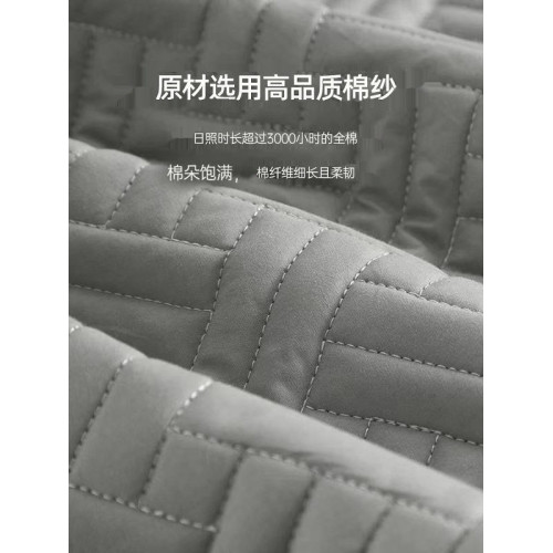 希爾頓純棉枕套一對枕芯保護套全棉夾棉隔髒枕頭套單個防頭油口水