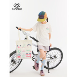 半度閒女童單向導溼短袖t恤夏季薄款透氣2025新款兒童夏裝抗菌衣T