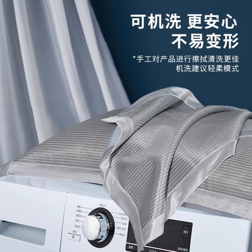 日本MUJIE涼枕頭套1200D夏季冰絲枕套一對裝家用單個冰絲枕套枕巾