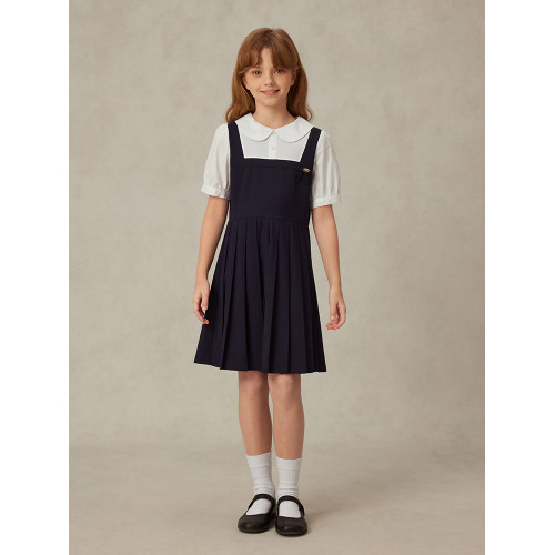 【海鹽少女】eland kids衣戀童裝女童連衣裙25年夏學院畢業演出服