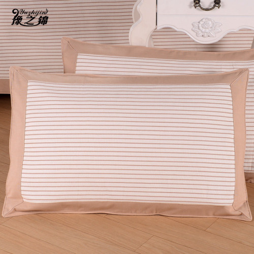 純棉老粗布枕套一對裝全棉加厚單人大包邊夏季涼蓆枕頭套48x74cm