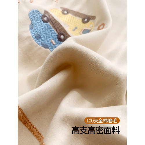 A類100支兒童刺綉磨毛枕套全棉乳膠枕頭套學生枕芯套保暖枕罩枕巾