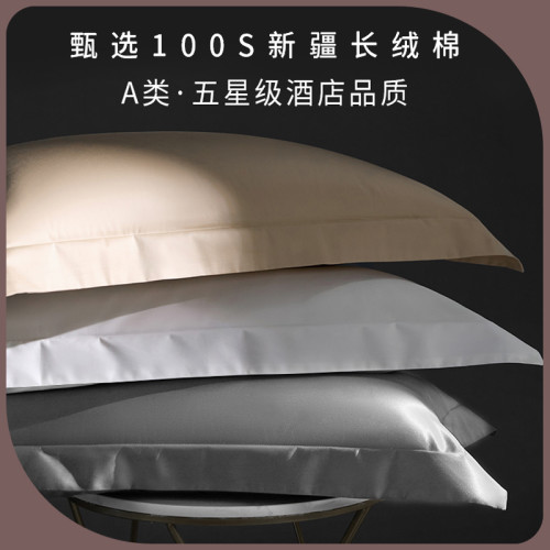 大尺寸枕頭套大號50x80加大55x80超大60x90純棉枕套100全棉一對裝