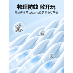 NASA褲子女童夏季薄款兒童防蚊褲2025新款夏款純棉休閒褲大童夏裝