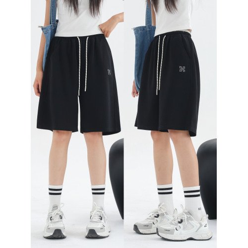女童短褲外穿夏裝2025新款洋氣中大童純棉五分運動褲中褲初中生潮