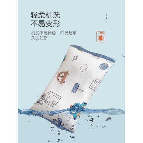 CelotKever卡通天絲枕套兒童冰絲乳膠枕頭套夏枕芯套可愛學生枕巾