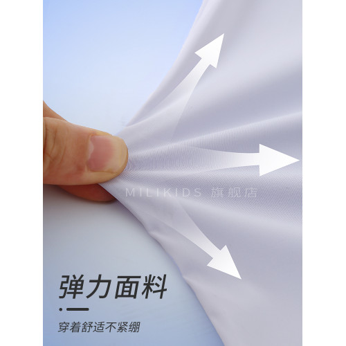 女童短袖t恤2025新款兒童速乾冰絲上衣T大童跑步網球運動夏季女孩
