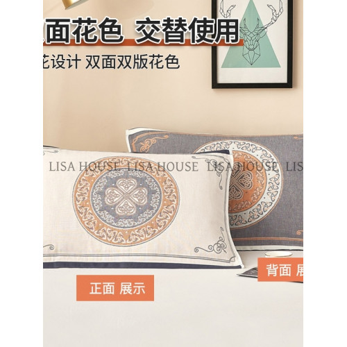 LISA枕巾純棉一對裝全棉枕頭墊巾枕套枕頭巾夏季枕頭套高檔2025新