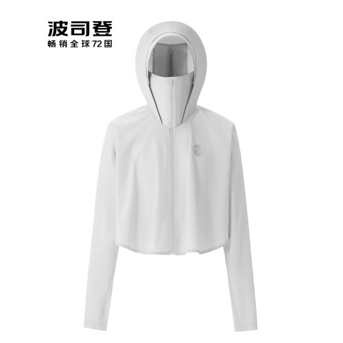 波司登防曬衣女短款夏季防紫外線UPF100+原紗涼感透氣鬭篷防曬服