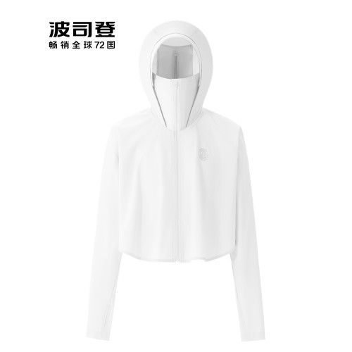 波司登防曬衣女短款夏季防紫外線UPF100+原紗涼感透氣鬭篷防曬服